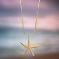 Jūrų žvaigždės kaklo papuošalas