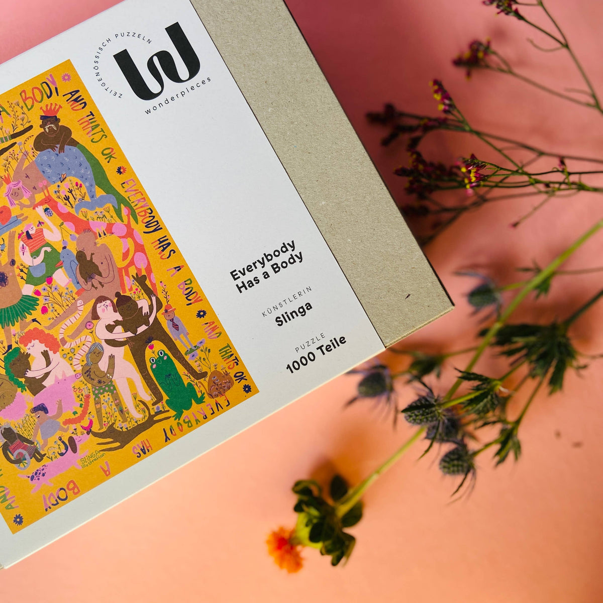 »Kiekvienas turi kūną« dėlionė | Iliustracija Slinga