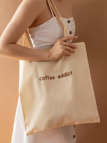 "Coffee addict" ekologiškas daugkartinis maišelis - Rosé Moon